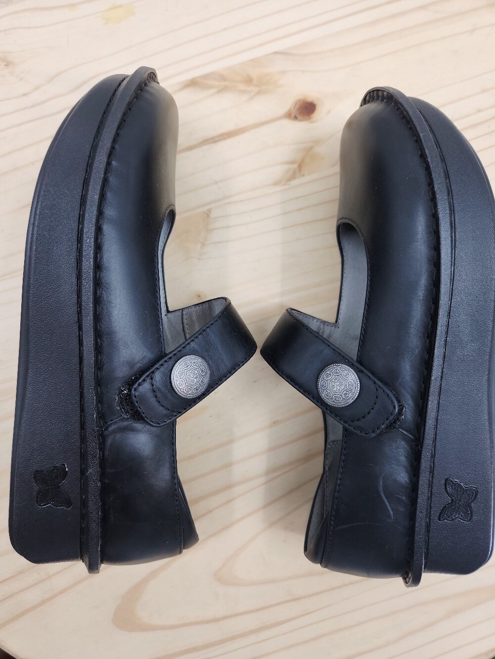 Alegria Paloma PAL-7414 Mary Jane Leather Shoes EU 40 Women's 9-9.5 Black Comfor - Picture 9 of 10